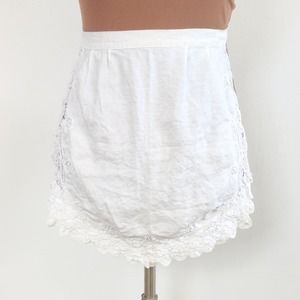 Vintage Battenburg Lace Apron